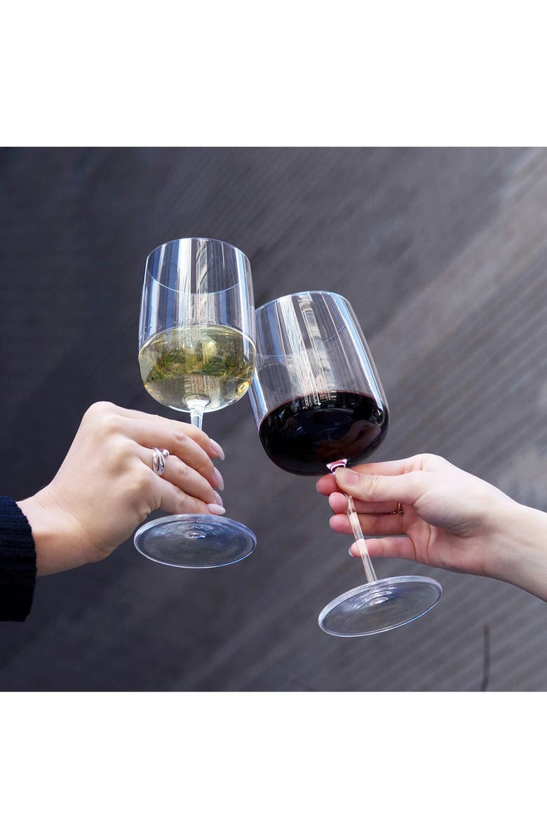 Luigi Bormioli Sublime Set of 4 Barolo Wine Glasses, Alternate, color, Clear