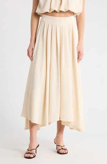 Blu Pepper Textured Pull-On Skirt