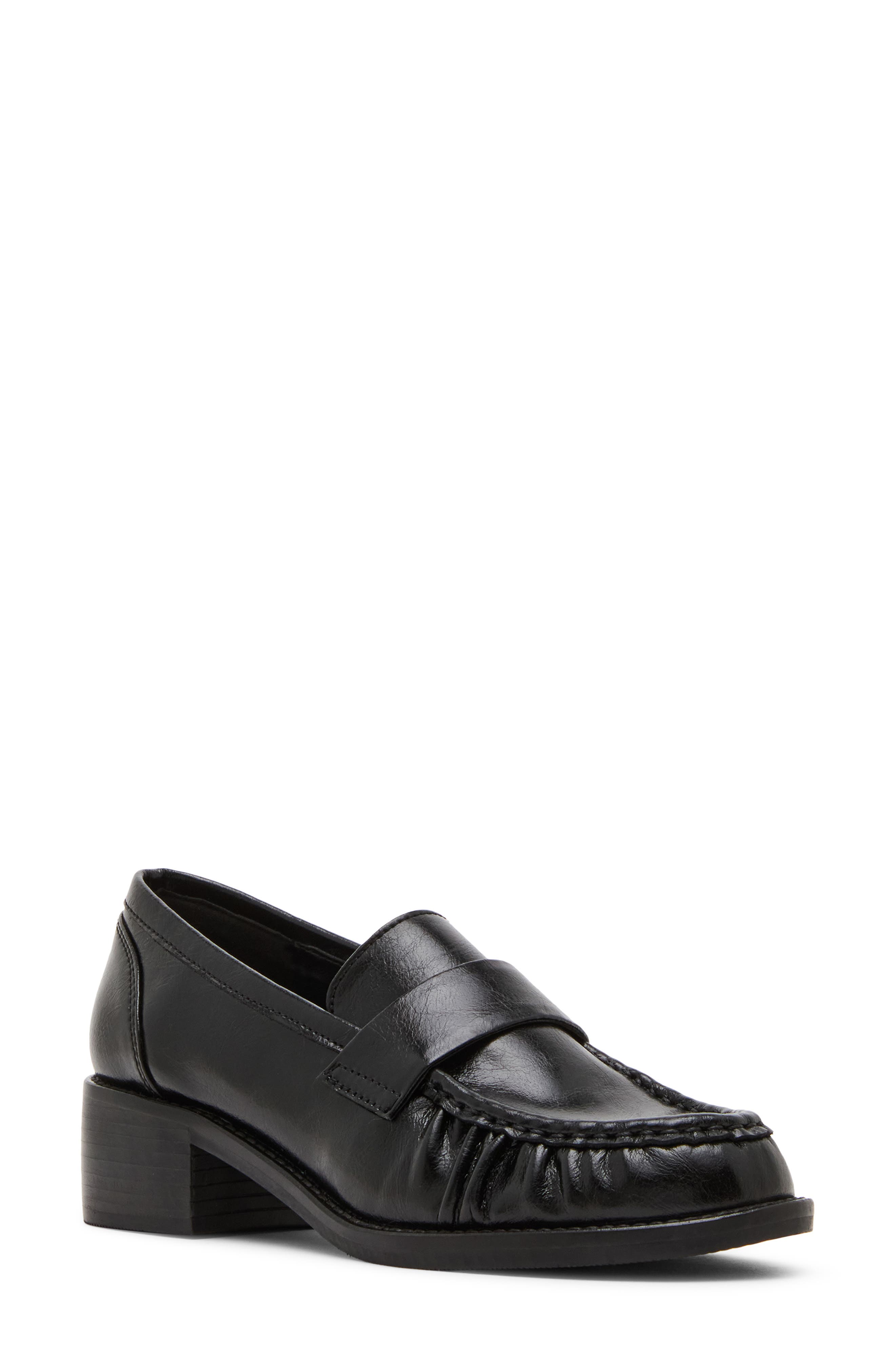 Altman Leather Loafer, Main, color, BLACK LEATHER