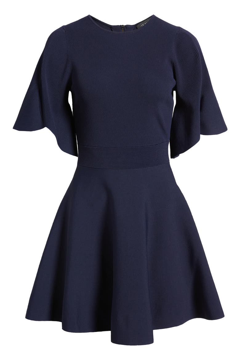 olivia rib fit & flare dress Olivia Rib Fit & Flare Dress (Women)