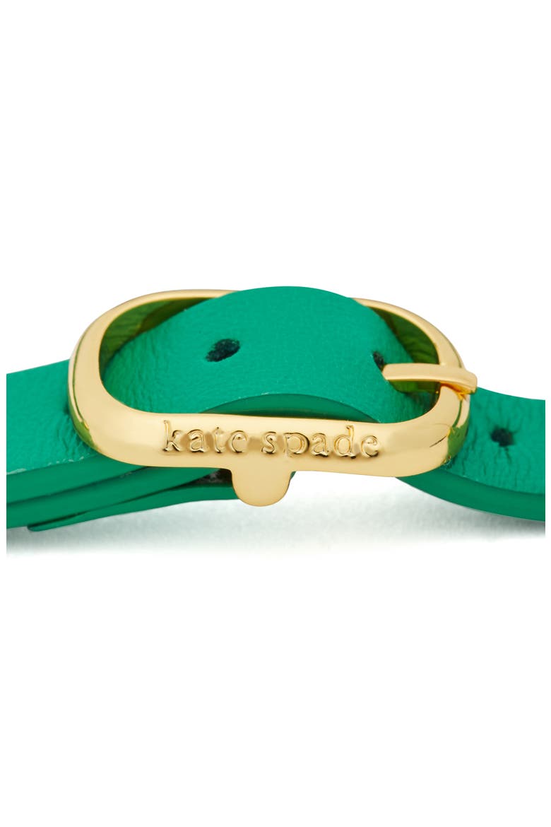 heartful leather wrap bracelet, Alternate, color, YUCCA