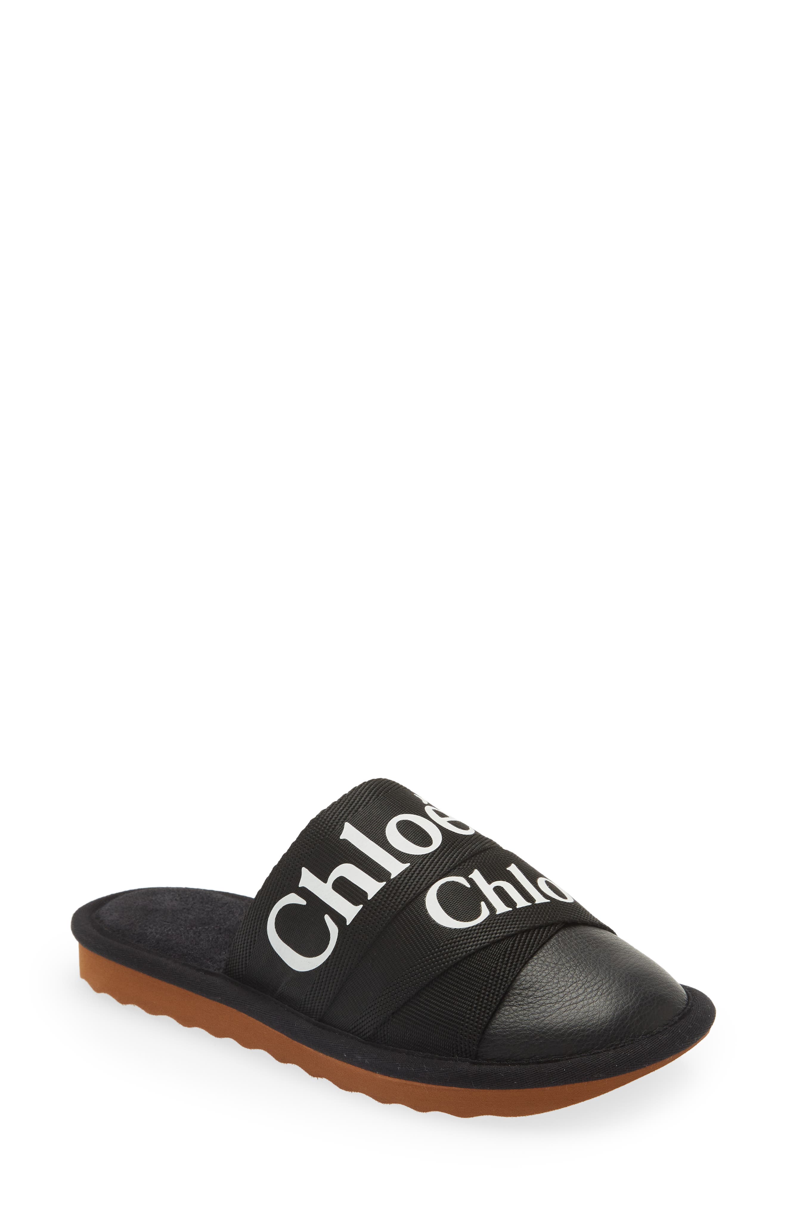 Chloé Woody Mule Slipper, Main, color, 