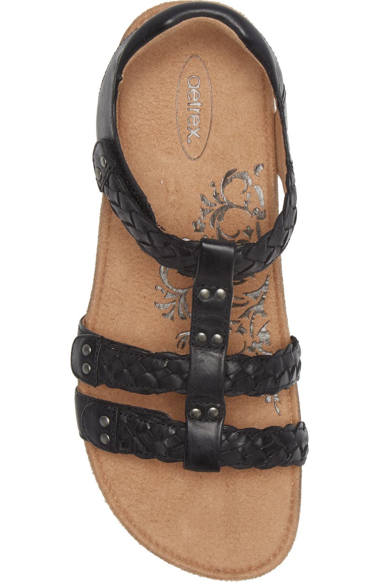 Aetrex Reese Strappy Sandal, Alternate, color,