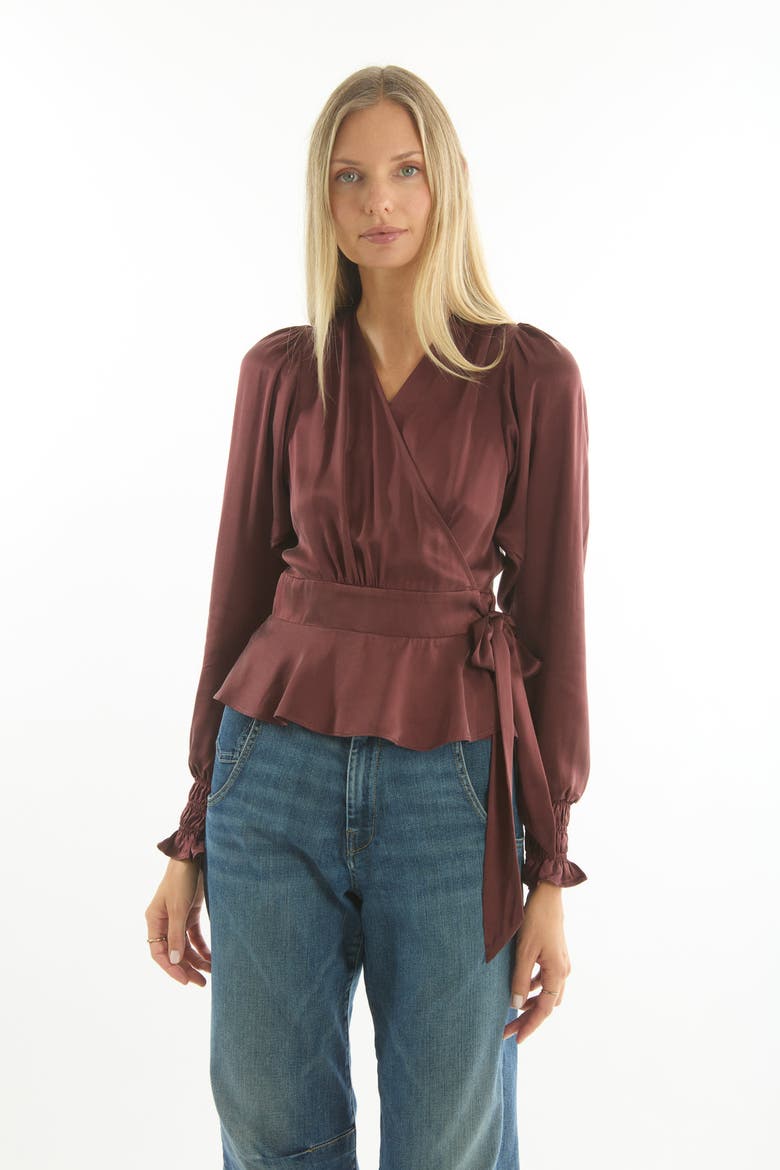 Hailey Top, Alternate, color, Mulberry