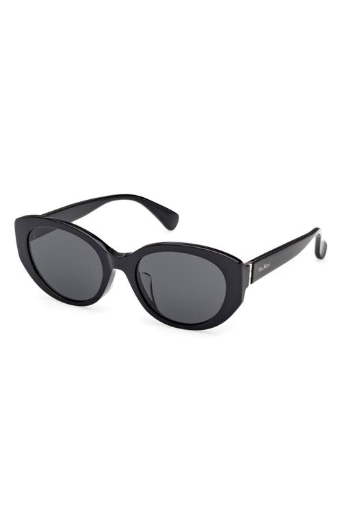 Max Mara 54mm Round Sunglasses