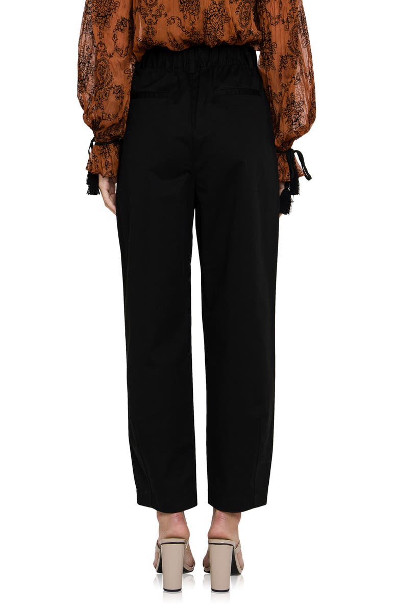 English Factory High Waist Pleated Trousers, Alternate, color,