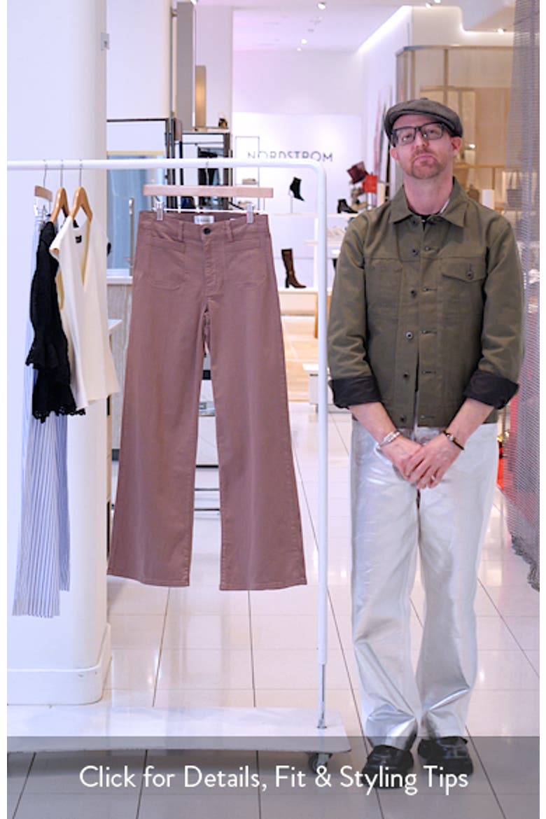 Le Slim Modernist Pocket Palazzo Jeans video