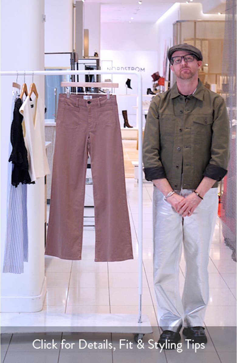 Le Slim Modernist Pocket Palazzo Jeans, sales video thumbnail