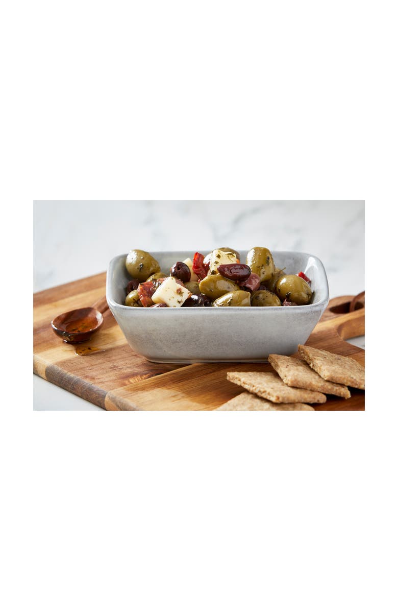 tag Stinson Light Gray Ceramic Small Serving Bowl Dishwasher Safe, Alternate, color, Gray