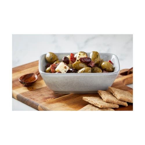 Tag Stinson Light Gray Ceramic Small Serving Bowl Dishwasher Safe In Gray