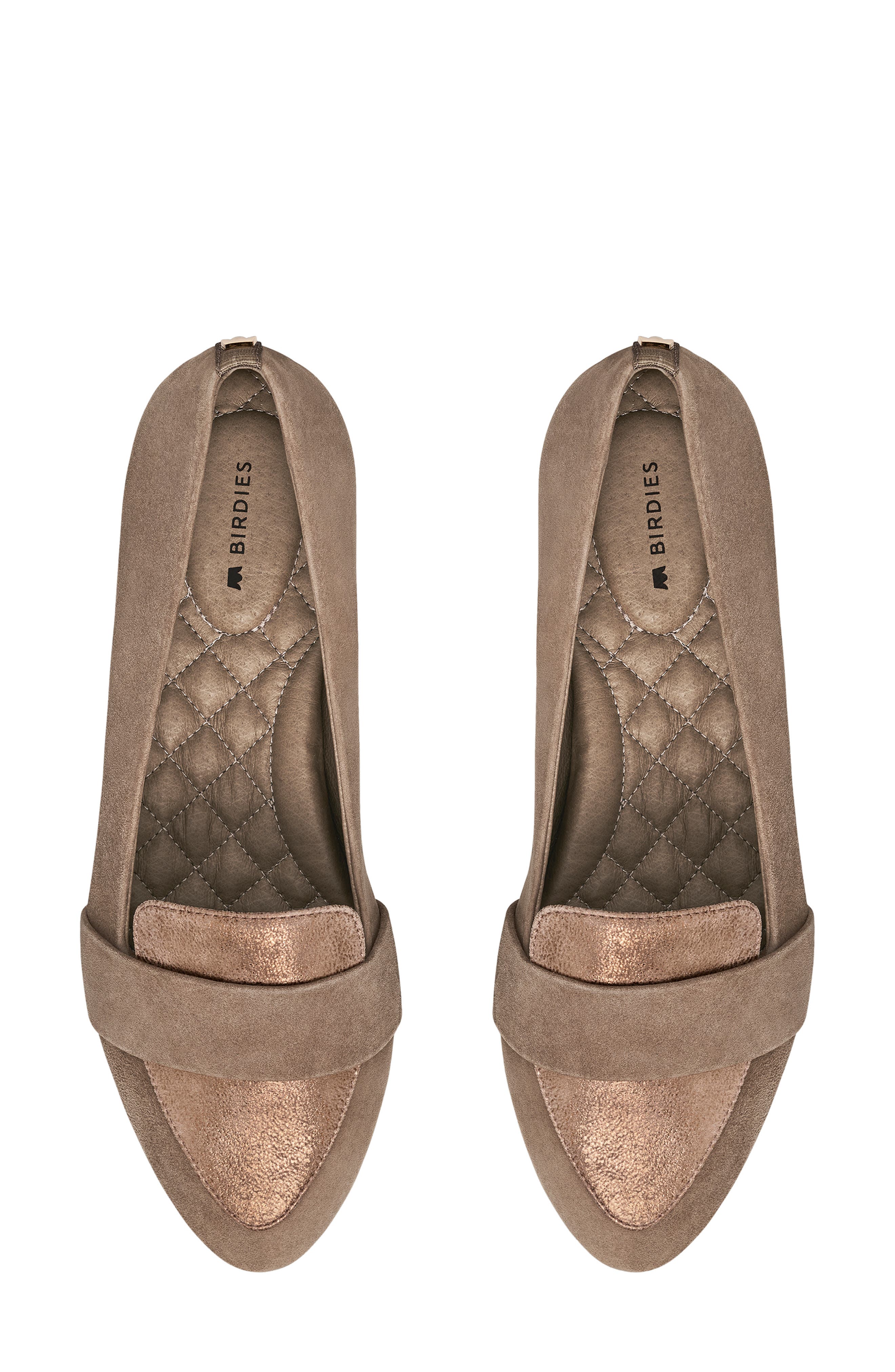 The Blackbird Loafer Blackbird Suede, Alternate, color, OAK SHIMMER SUEDE