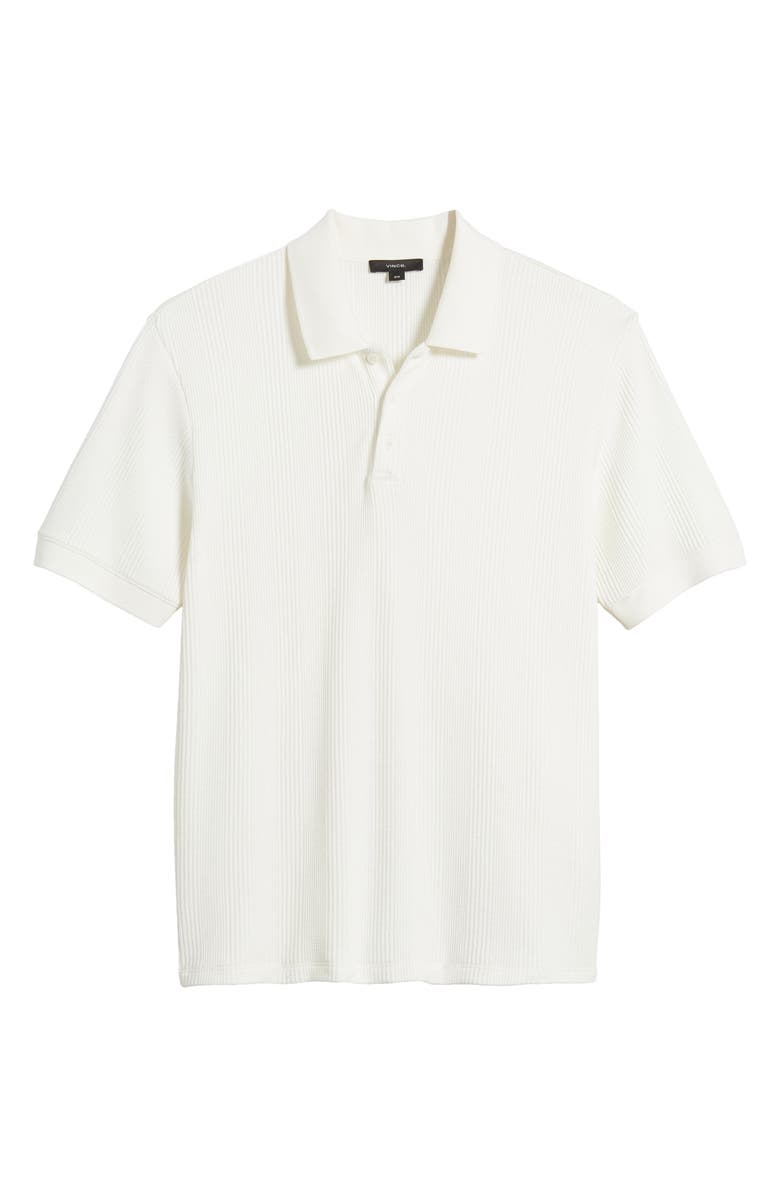 Vince Textured Stretch Cotton Polo, Alternate, color,