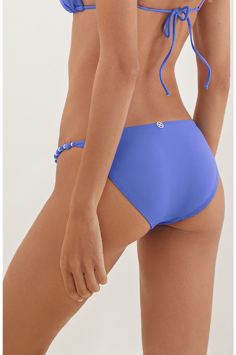 Beaded & Knot Detail Bikini Bottoms, Alternate, color, BLUE