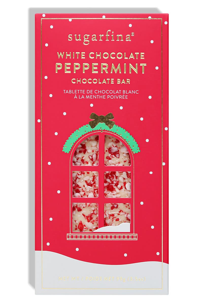 sugarfina Peppermint White Chocolate Bar, Main, color,