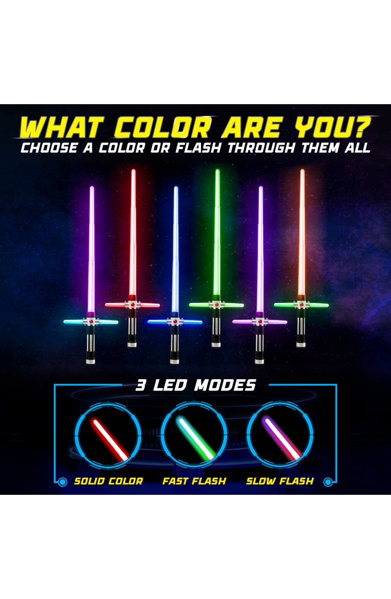 USA Toyz Crossbeam Galaxy Light Up Swords, Alternate, color, 