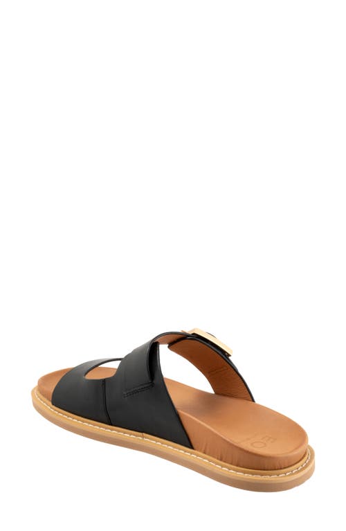 Eos Footwear Dedra Two-strap Sandal In Black