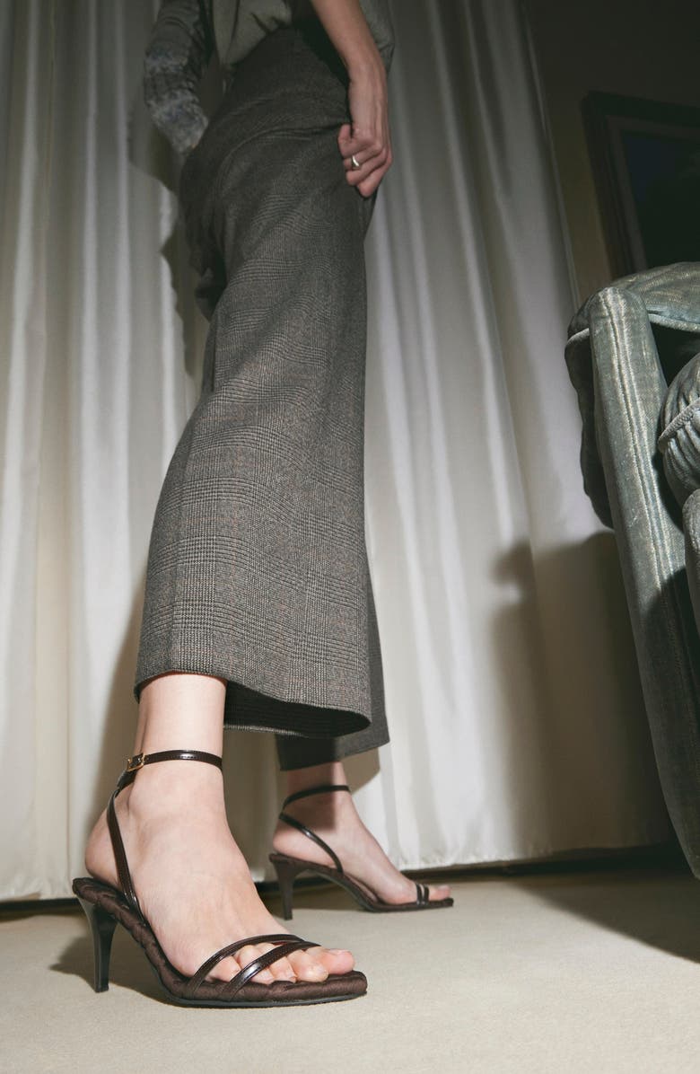 Aera Laura vegan brushed leather effect, Alternate, color, Chocolate