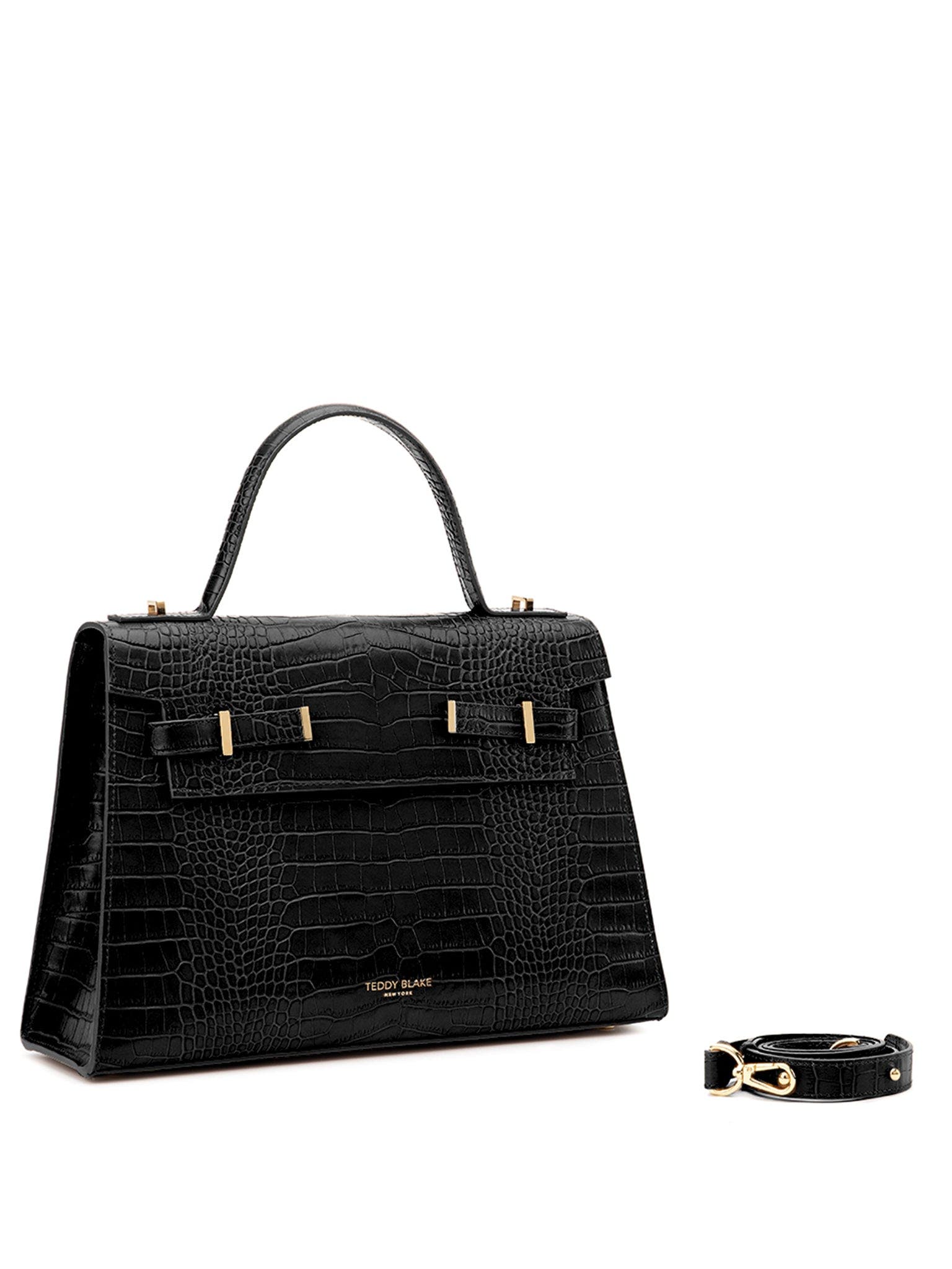 Teddy Blake Ava Croco  14", Alternate, color, Black