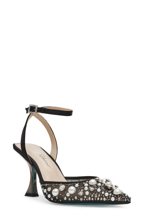 Livv Embellished Pointed Toe Pump