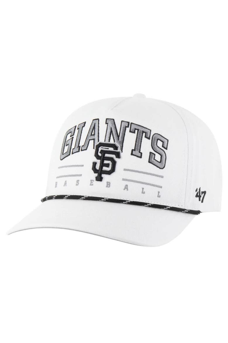 Men's '47 White San Francisco Giants Roscoe Speckle Hitch Adjustable Hat, Main, color, White