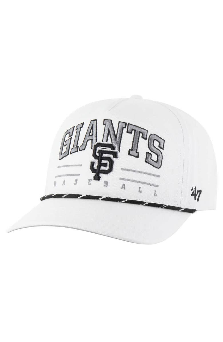 '47 Men's '47 White San Francisco Giants Roscoe Speckle Hitch Adjustable Hat, Main, color, White