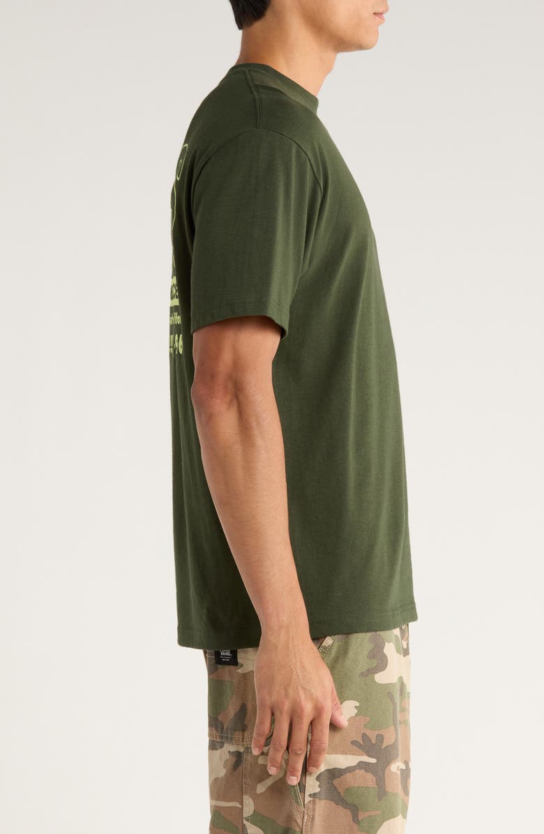 Vans Shop Front Cotton Graphic T-Shirt, Alternate, color, Dried Kelp