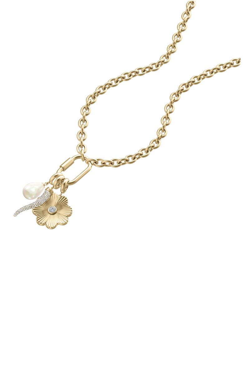 Sutton Charm Pendant Necklace, Alternate, color, GOLD