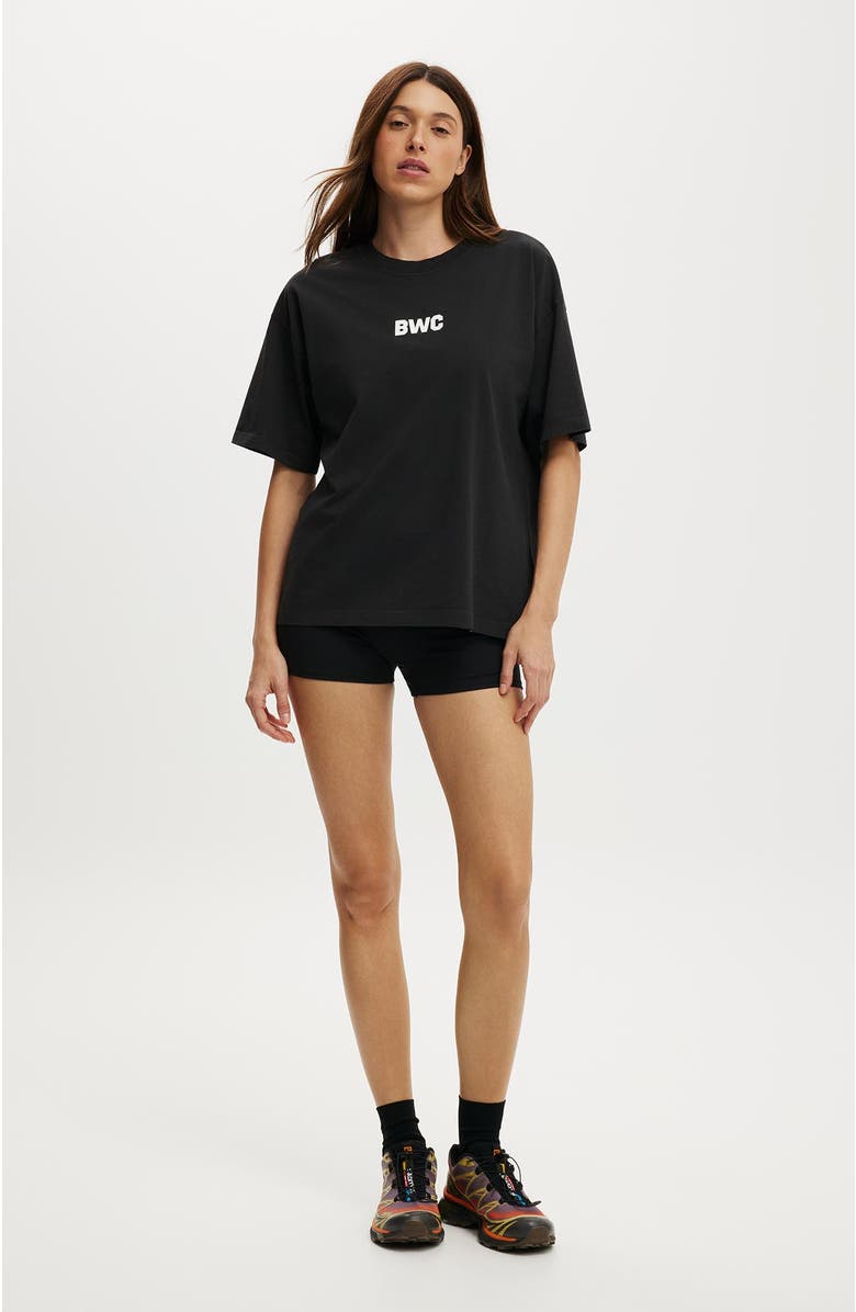 COTTON ON BODY Women's Active Graphic Tee, Alternate, color, Washed Black Bwc