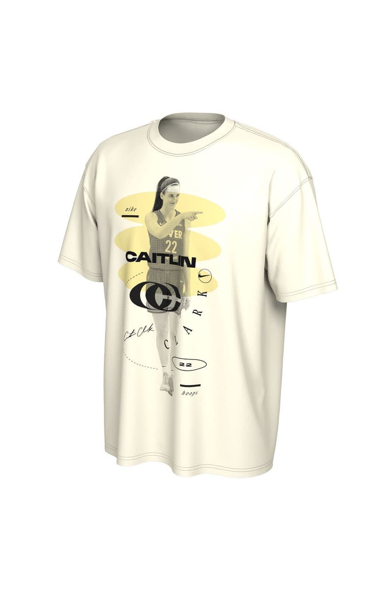 Nike Unisex Nike Caitlin Clark White Indiana Fever CC Logo T-Shirt, Alternate, color, White