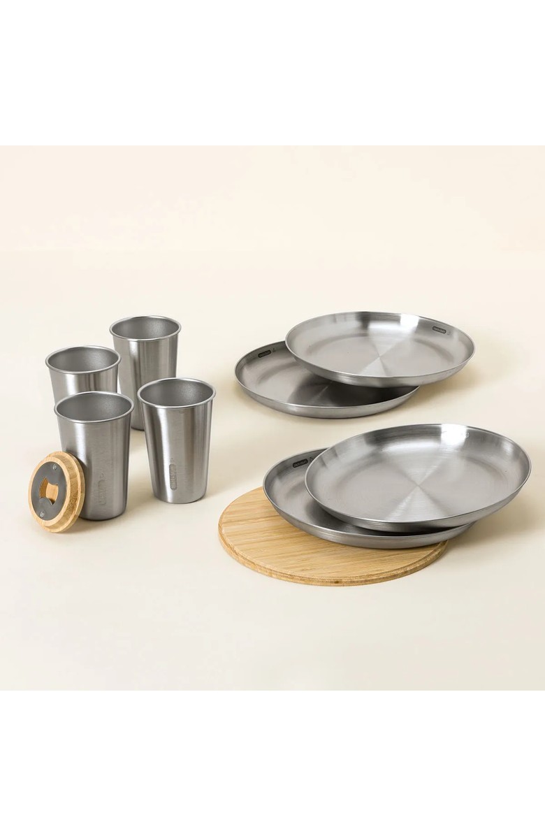 Uncommon Goods All-You-Need Picnic Plates Set by Black & Blum, Alternate, color, Multi