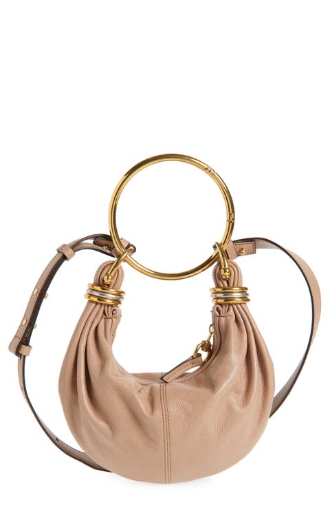 Mini Bracelet Leather Hobo Bag