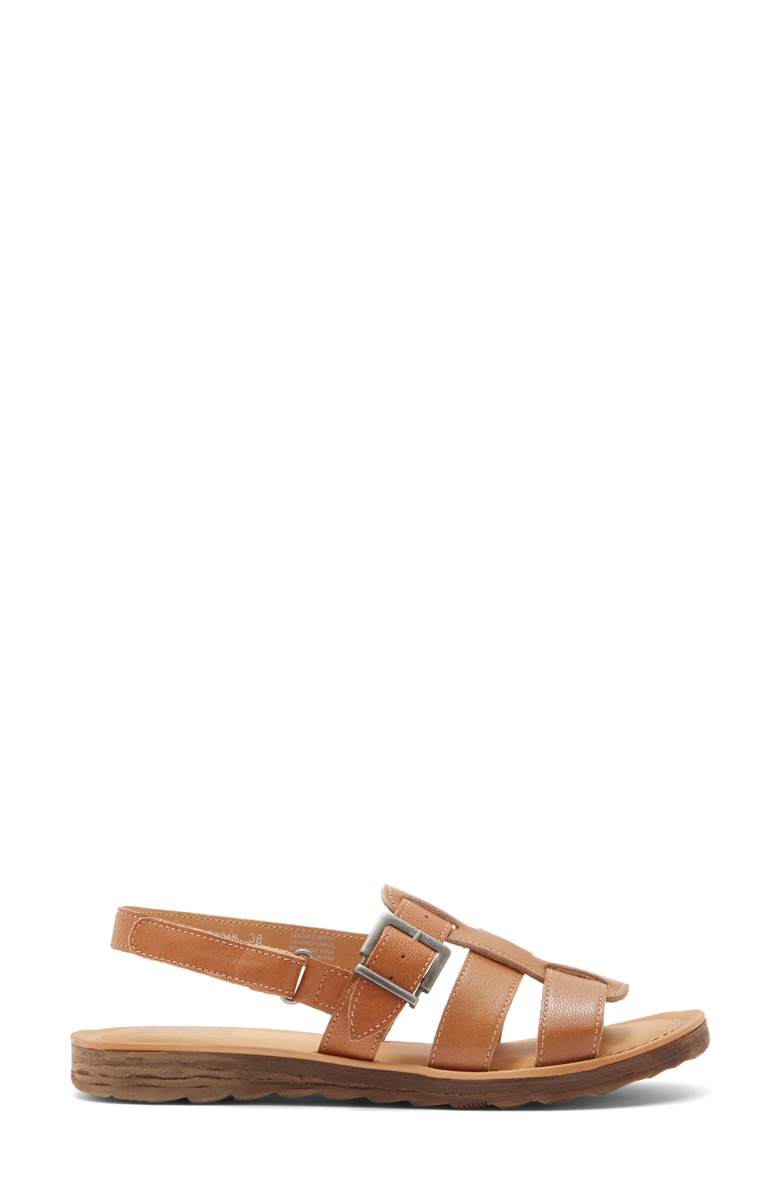 Fintan Sandal, Alternate, color, BRANDY