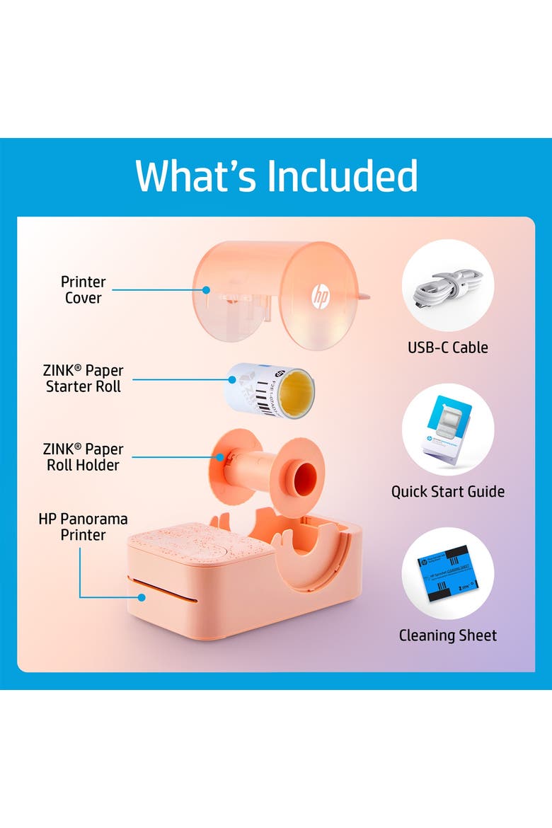 Sprocket Portable Photo Printer, Bluetooth Wireless Instant 2x3 Prints for iOS & Android, Alternate, color, Pink