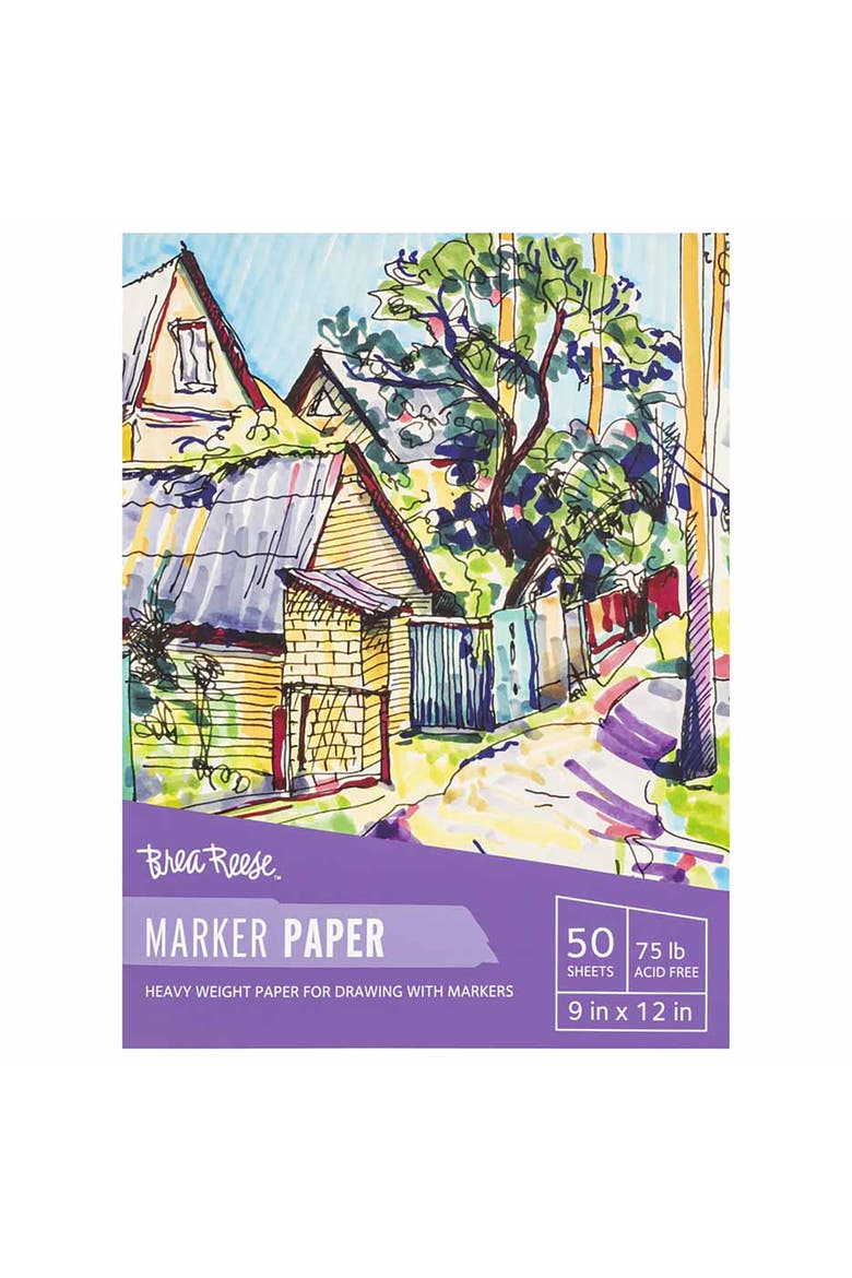 Marker Paper Pad 50 Sheets, Main, color, Multicolored