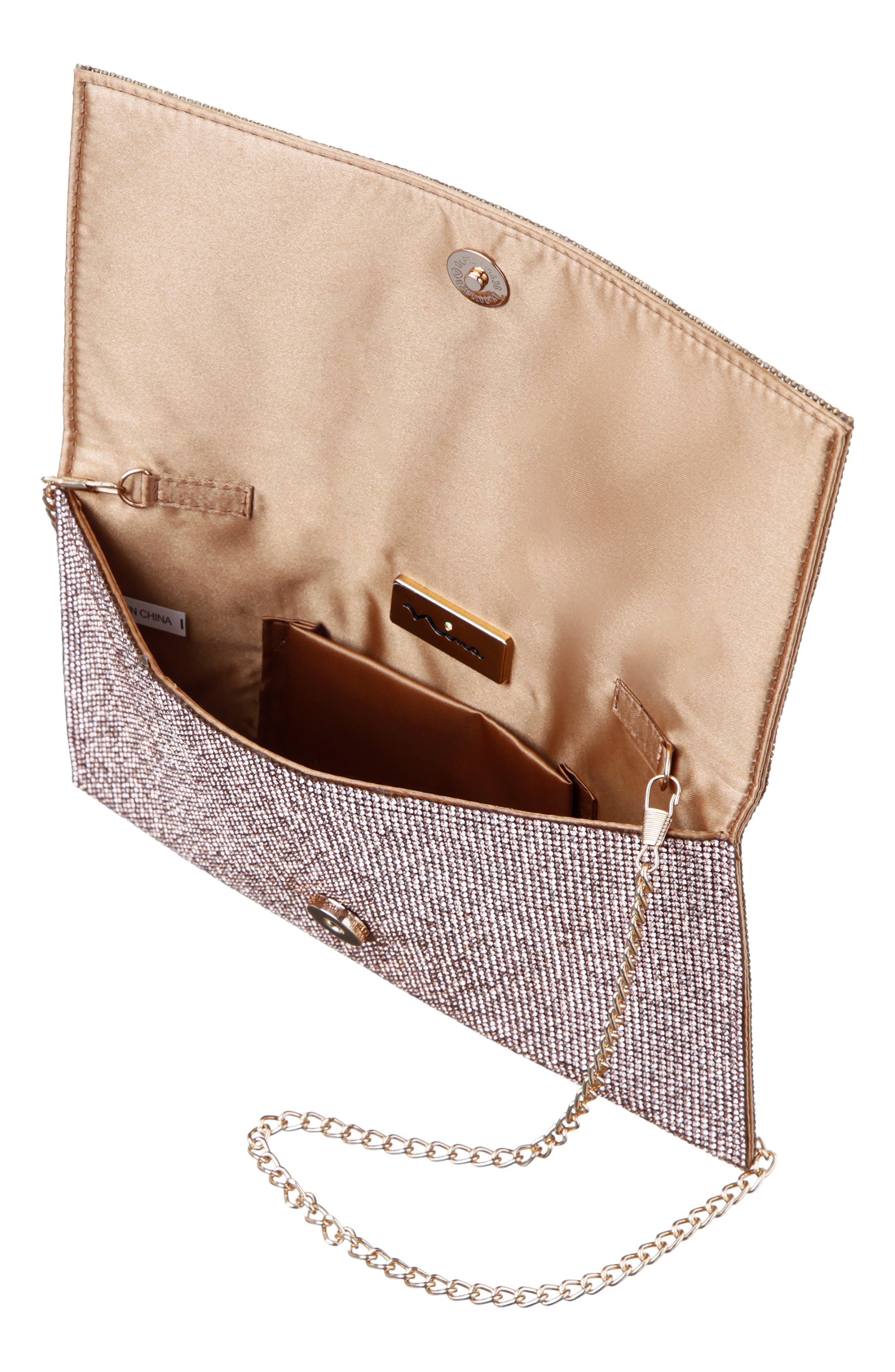Crystal Clutch, Alternate, color, HONEY