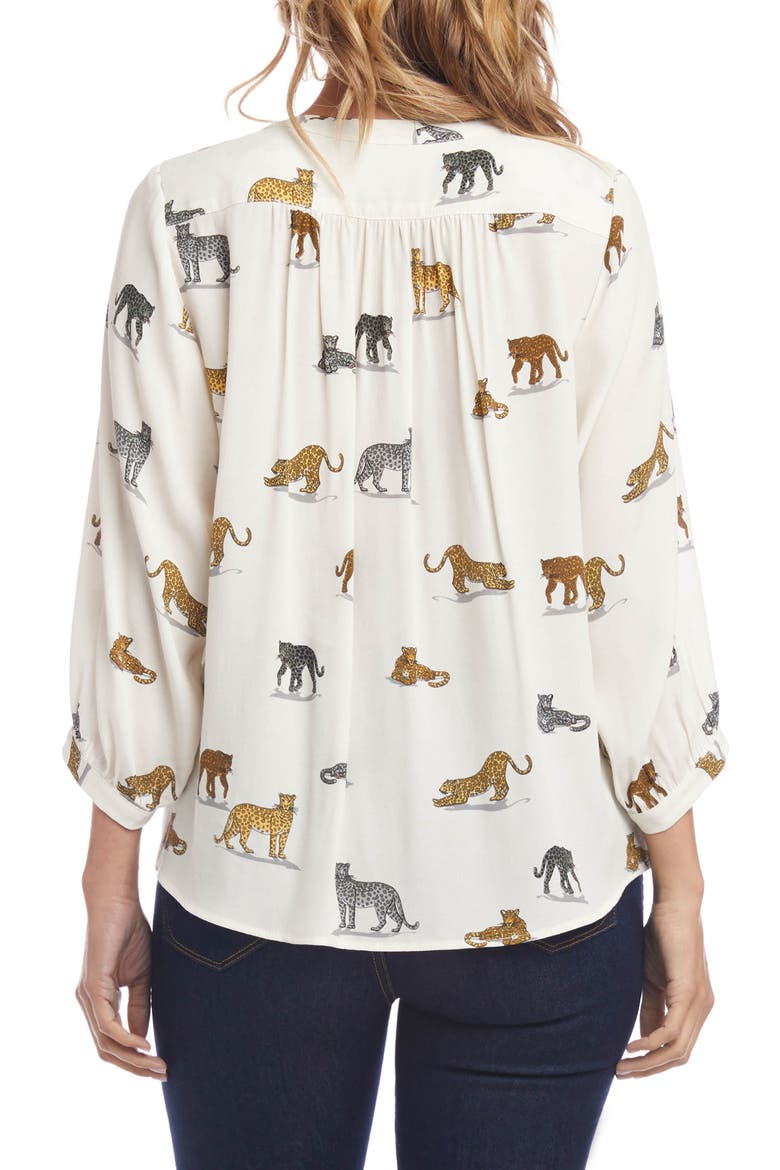 Cheetah Print Blouse, Alternate, color, PRINT