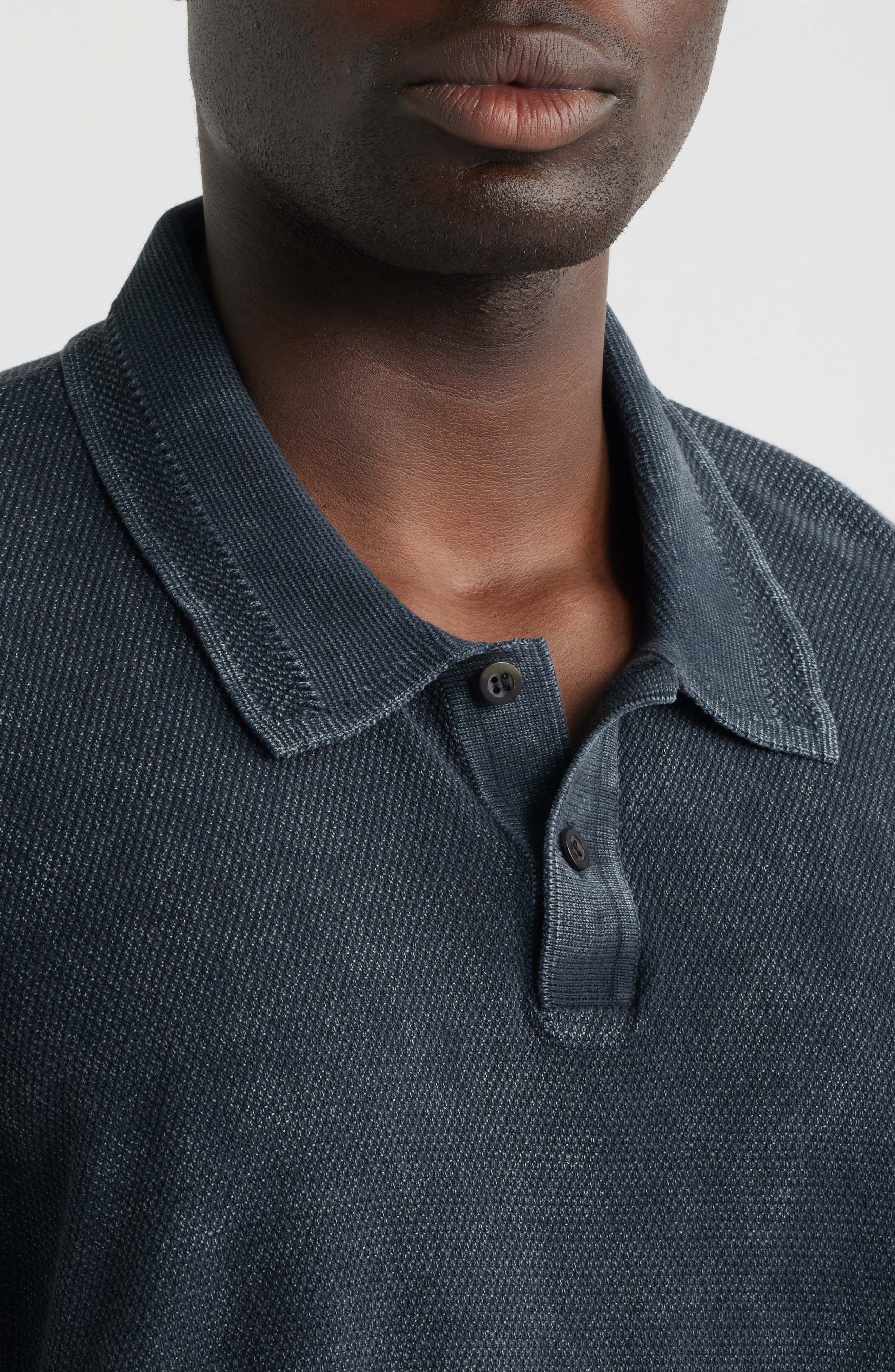 Oversize Cotton Pique Polo - image 2