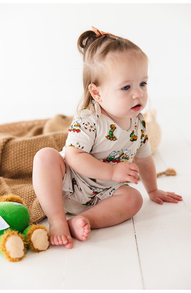 Charlie Lou Baby<sup>®</sup> Corduroy Shortie Snap Romper, Alternate, color, 