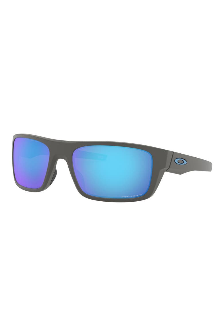 Drop Point™ 61mm Prizm™ Polarized Wrap Sunglasses, Alternate, color, GUNMETAL