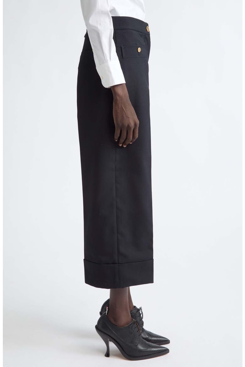 Hopsack Suiting Trousers, Alternate, color, NAVY