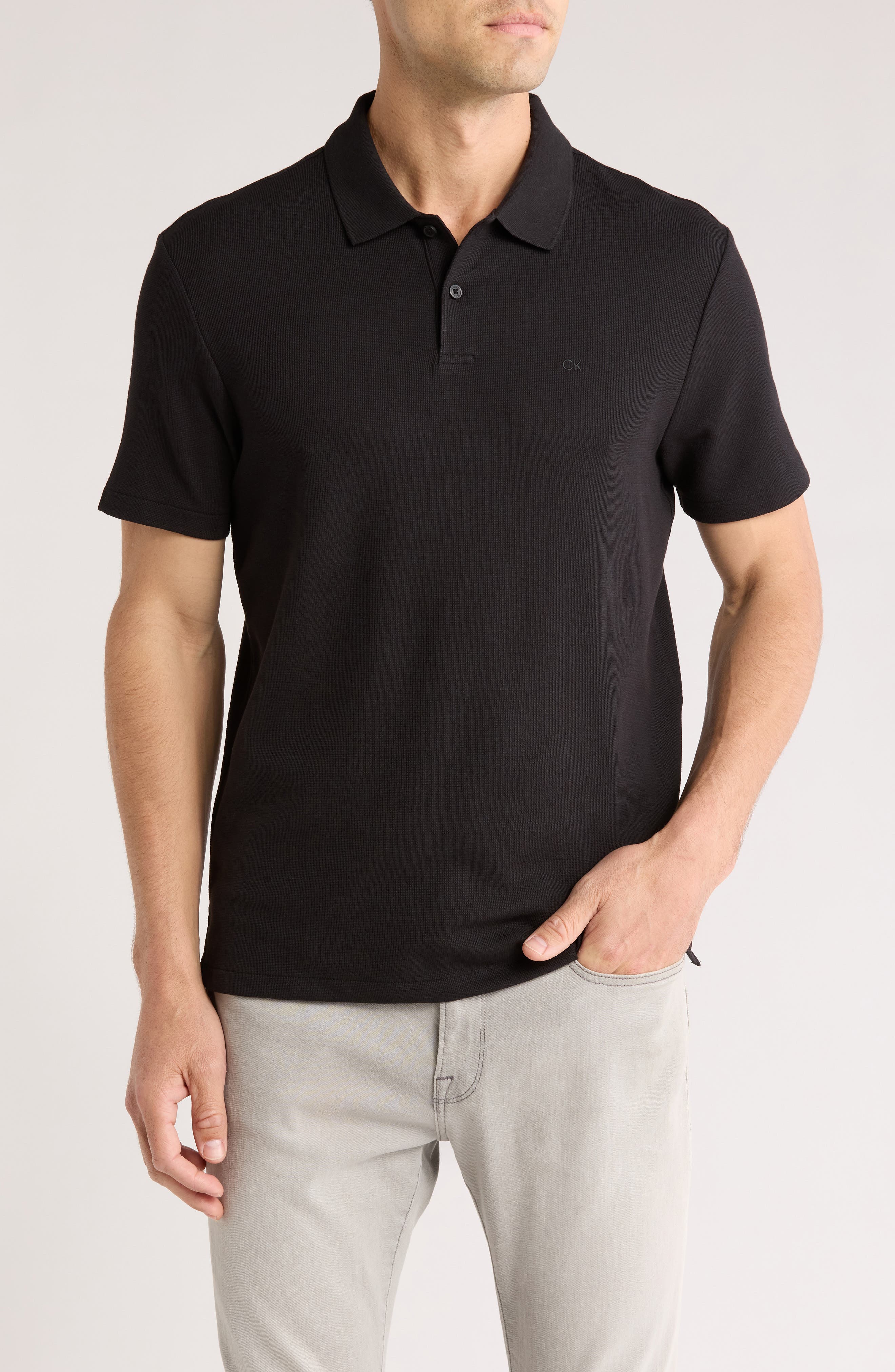Calvin Klein Mico Waffle Polo