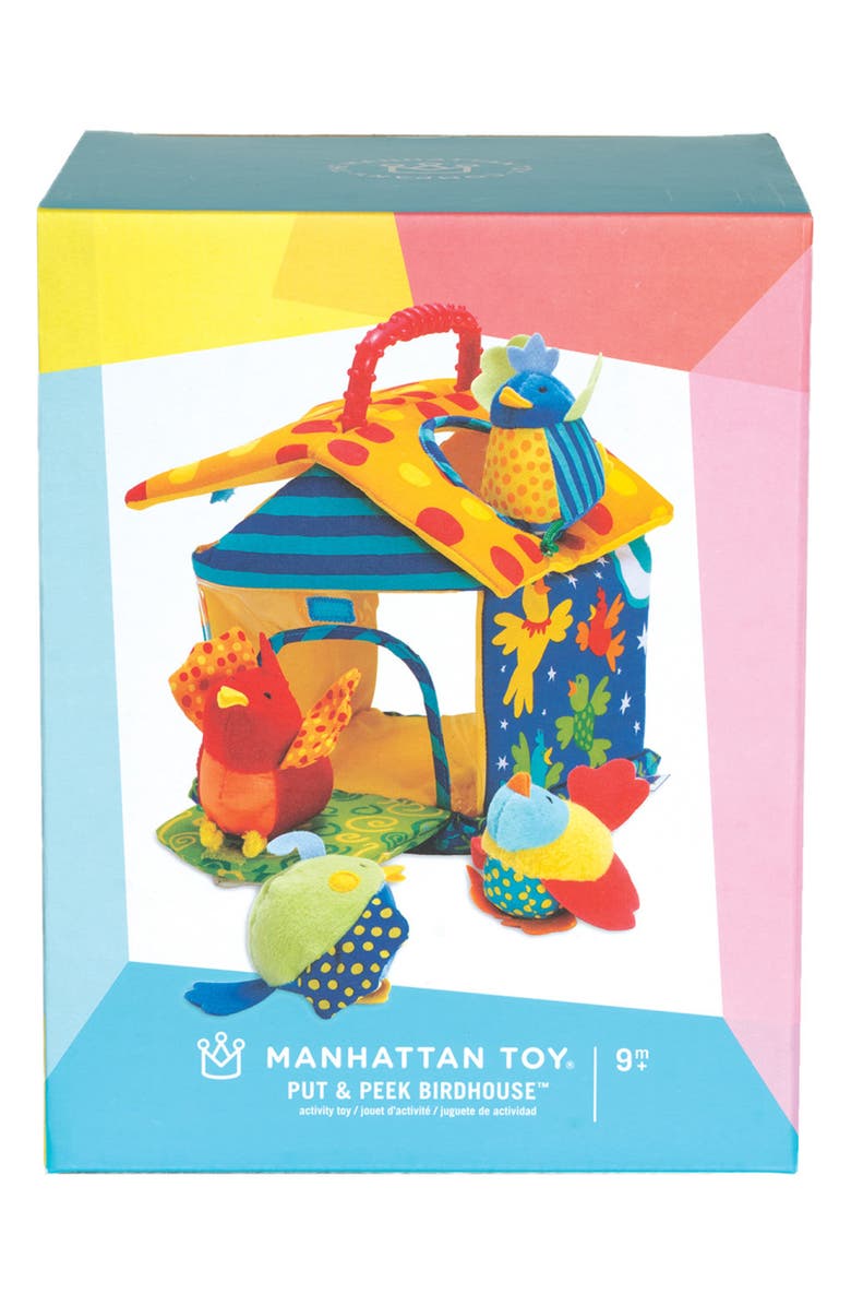 Manhattan Toy Put and Peek Birdhouse Toy, Alternate, color, Multi-Color