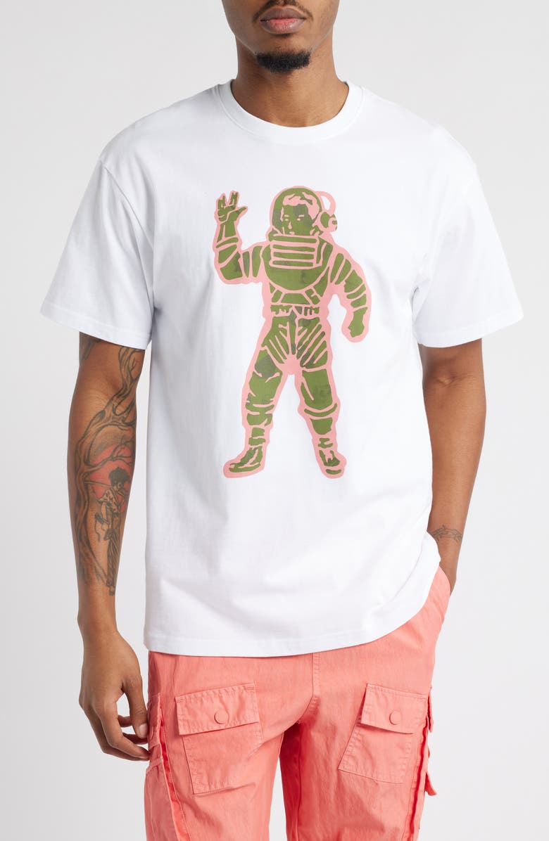 Billionaire Boys Club Astronaut Diamond Dollar Cotton Graphic T-Shirt, Main, color, White