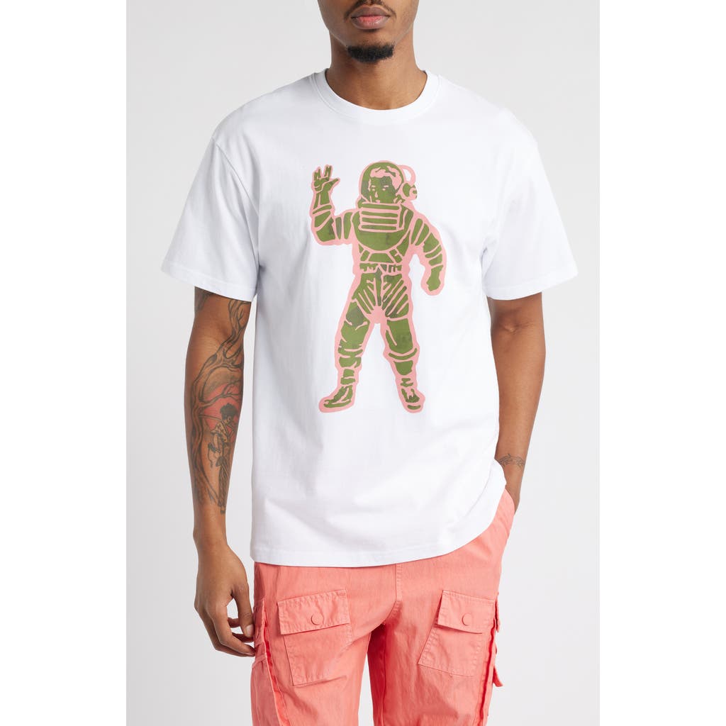 Billionaire Boys Club Astronaut Diamond Dollar Cotton Graphic T-shirt In White