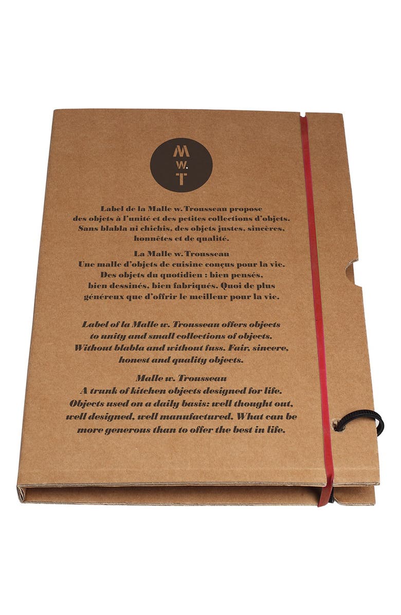 Malle W. Trousseau Calfskin Leather Oven Mitt & Pot Holder, Alternate, color,