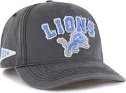 '47 Men's '47 Charcoal Detroit Lions Calderwood Well Worn Hitch Adjustable Hat