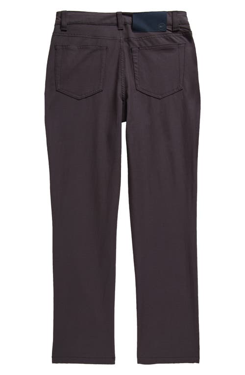 Vineyard Vines Kids' Cotton Blend Canvas Pants In Brown