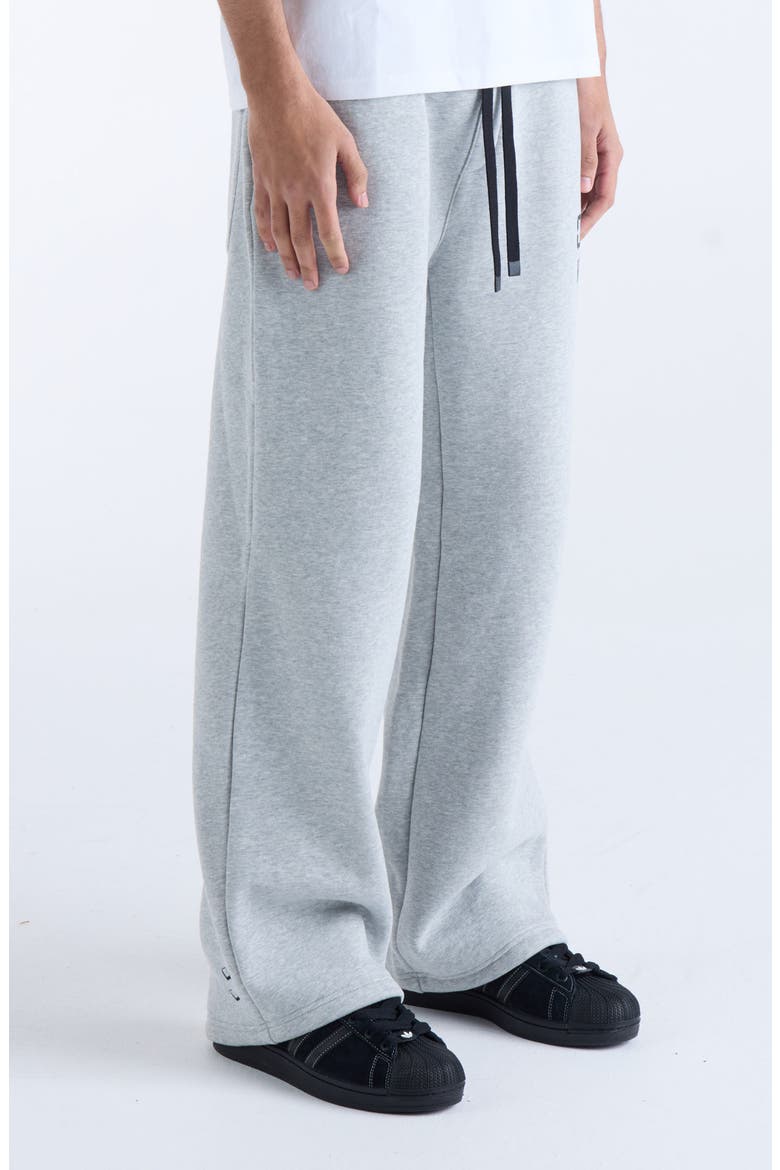 Us Against Time Fleece Track Pants, Alternate, color, GREY MARL