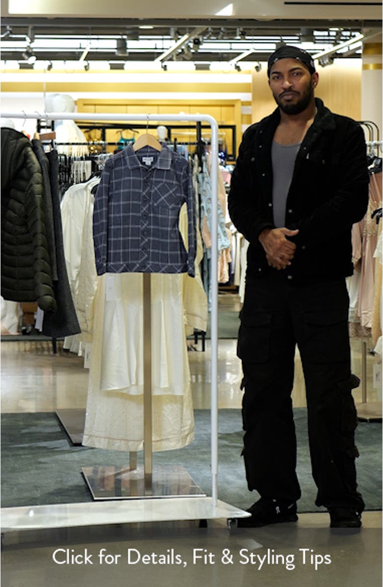 Kids' Windowpane Check Overshirt, sales video thumbnail