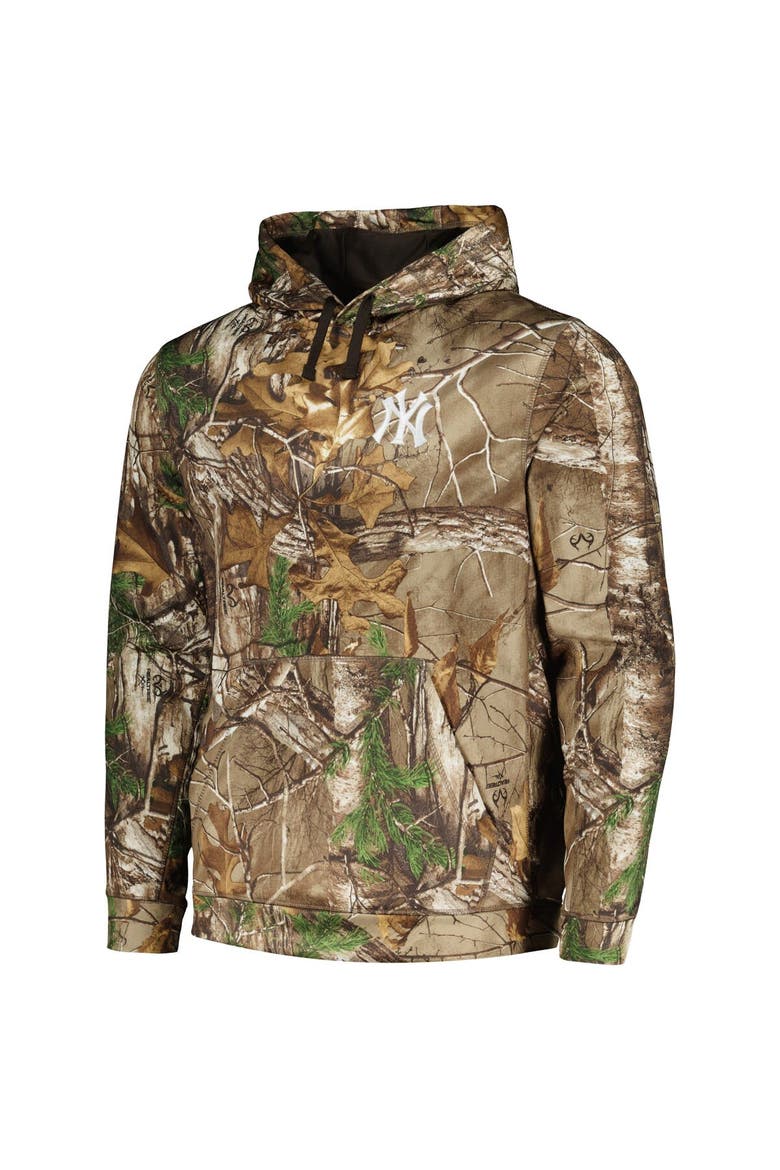 Men's Dunbrooke Camo New York Yankees Champion Realtree Pullover Hoodie, Alternate, color, Camo
